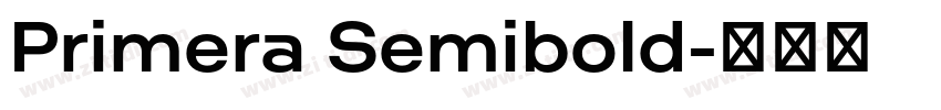 Primera Semibold字体转换